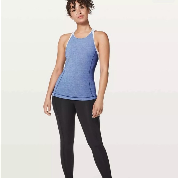 Lululemon Time To Sweat Racerback Tank Top My Race My Pace Running Sz 6 - Picture 2 of 12